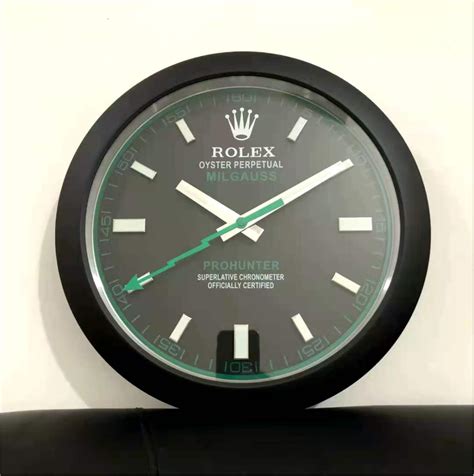 round wall watch rolex